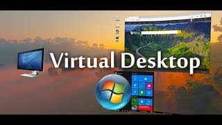 How to Add Virtual Desktops in Windows 7 [upl. by Enorej]