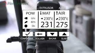 Calibración extrusora Membrantec [upl. by Farrell]