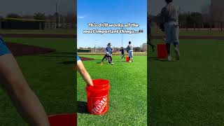 The Best Youth Baseball Infield Drill 👀 [upl. by Naffets]