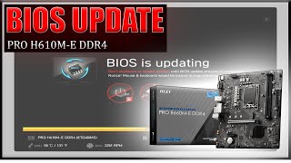 MSI PRO H610ME DDR4 BIOS UPDATE [upl. by Fatma150]