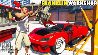 Franklin Planning To Upgrade His New Workshop in Los Santos GTA 5  SHINCHAN and CHOP [upl. by Larue304]