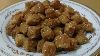 Shakarpara with Recipe  Crispy Sweet Shakarpara  Shankarpali [upl. by Ysabel]