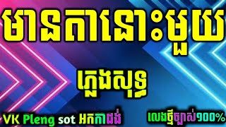 មានតានោះមួយ ភ្លេងសុទ្ធអកកាដង់ cambodia karaoke cover new version on Yamaha PSR s970khmerkaraoke [upl. by Claudius981]