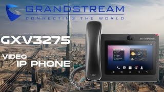 Grandstream GXV3275 Video IP Phone Dubai  Grandstream Phones UAE [upl. by Seugirdor537]