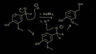 Preparation of alcohols using NaBH4  Alcohols ethers epoxides sulfides  Khan Academy [upl. by Litt]