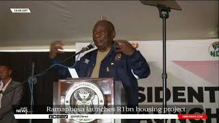 Ramaphosa launches R1bn housing project in Kimberley [upl. by Brabazon538]