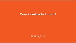 Com’è strutturato il corso [upl. by Anaet]