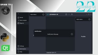 22 Modern UI  A Python App GUI For QT PyQt PySide Desktop App  Custom Widgets Module Tutorial [upl. by Eberhard]