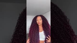 crochet braids pasoapaso boxbraids retoshorts30 crochet [upl. by Ainehs]