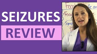 Seizures Epilepsy Nursing NCLEX TonicClonic Generalized Focal Symptoms [upl. by Elleiram]