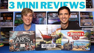 REVIEW Arcs Messina 1347 Shipyard 2nd Edition  Board Game Perspective [upl. by Hsiwhem]