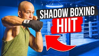 20 Minute Shadow Boxing HIIT  No equipment boxing workout [upl. by Eastlake353]