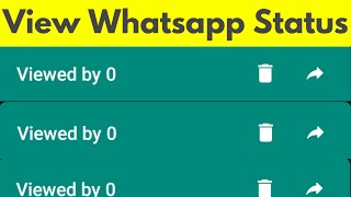 How To View Whatsapp Status Without Letting Them KnowSee Someones Whatsapp Story [upl. by Eydnarb428]