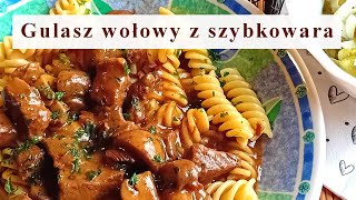 Gulasz wołowy z szybkowara  Oluś gotuje [upl. by Reggi]