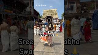 Sree Padmanabha Swamy temple🛕🙏 Euro Thesis youtubeshorts shorts shortsfeed kerala travel [upl. by Sandro]