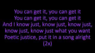 Poetic Justice Kendrick Lamar Ft Drake Lyrics [upl. by Enirehtakyram]