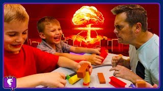 BUILD or BOOM Minecraft TNT Game Time with HobbyKidsTV [upl. by Mccallion]