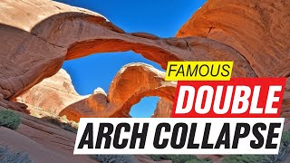 Utahs Iconic Double Arch Collapses [upl. by Mahgem254]