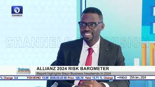 Legislation And Regulation Major Risks To Businesses In Nigeria  Allianz Risk Barometer 2024 [upl. by Knuth]