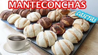 Receta de Manteconchas como las de Querétaro como hacer manteconchas [upl. by Zurciram]