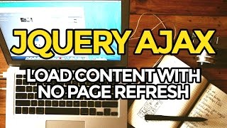 jQuery Tutorial AJAX Load Content With No Page Refresh [upl. by Yettie]