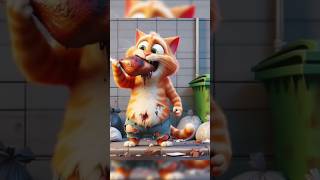 Poor cat story 😞 cat cats catlover aicat legocat shorts poorcat trendingshorts [upl. by Vel]