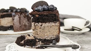 Oreo Cheesecake Chocolate Cake  How To Make Chocolate Buttercream Frosting  How To Decorate Cake [upl. by Enytsirk523]