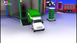 Learning Color name With Special City Vehicle Mack truck car carrier for kids car toys [upl. by Nnaael]