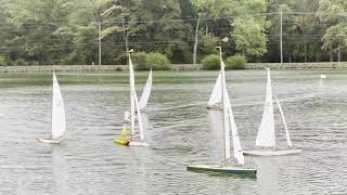 Marblehead US Vintage Model Yacht 2021 Nationals [upl. by Sothena]