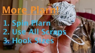 More Plarn How to Spin Use All Scraps amp Hook Sizes [upl. by Lynette]