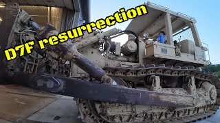 Part 2 Cat D7F resurrection rebuild with a special mystery Youtuber potential buyer [upl. by Lunetta]