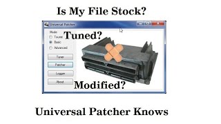 Check Stock bin Universal Patcher [upl. by Messab]