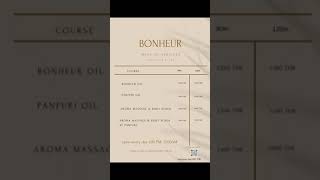 Bonheur spa and massage [upl. by Reerg]