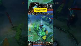 Dota 2 KEZ New Hero New RAMPAGE dota2 dota2rampage [upl. by Ttimme477]