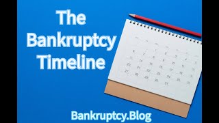 Bankruptcyblog The Chapter 7 Bankruptcy Timeline [upl. by Anaerol700]