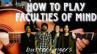 ButterfingersFaculties of mind guitar tutorialsolo [upl. by Ayirp]