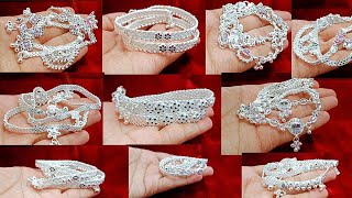 2500  6000 rs under silvar payal designs with weight and price  new silver chain payal design [upl. by Evangelist]