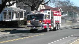 Twin Valley Fire Dept Engine 695 Enroute to a turnpike run [upl. by Aligna158]