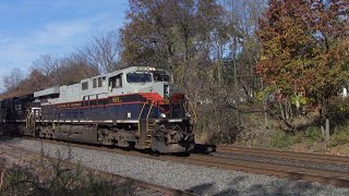 Railfanning Piscataway featuring NS Central of Georgia Heritage amp CSX Operation Lifesaver Units [upl. by Assenov864]