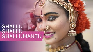 Ghallu Ghallu Ghallumantu dance cover song from swarnakamalam [upl. by Ailemac]