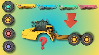 Guess the Theme Challenge 🔍 JCB Tractor Dump Truck Edition 🚜 Construction Equipment [upl. by Arlina]