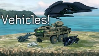 Halo 4  MammothCampaign Vehicles In Forge Mod [upl. by Edea357]