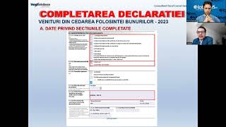 TUTORIAL Cum completezi Declarația Unică 2024 [upl. by Rockel]