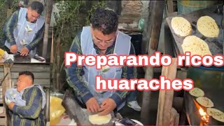 Preparando ricos huaraches tomen nota 👌 [upl. by Aicyle]