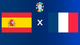 ESPANHA X FRANÇA  SEMIFINAL EUROCOPA 2024  FC24 [upl. by Karylin]