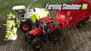 Silage in muddy condition  Farming Simulator 25 GAMEPLAY FS25 [upl. by Rosio137]