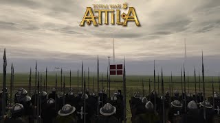 Total War Attila  1212AD Mod  Kingdom of Jerusalem amp Cyprus vs Teutonic Order [upl. by Laitselec504]