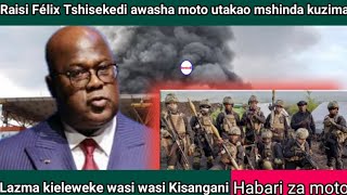 Kisangani  raisi Félix Antoine Tshisekedi awasha moto [upl. by Toscano895]