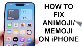 How To FIX MemojiAnimoji Not Working On iPhone 2024 [upl. by Naor337]