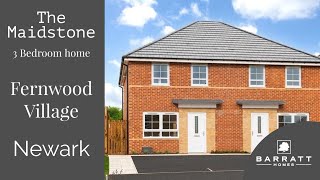 Explore The Maidstone a lovely 3 Bedroom home By Barratt Homes [upl. by Howlond]